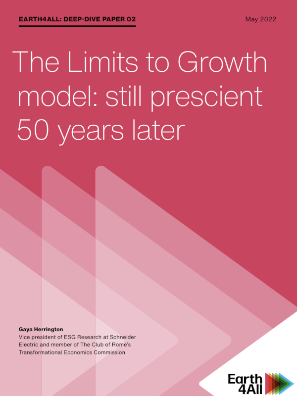 The Limits to Growth model: still prescient 50 years later<span> – 2022</span>