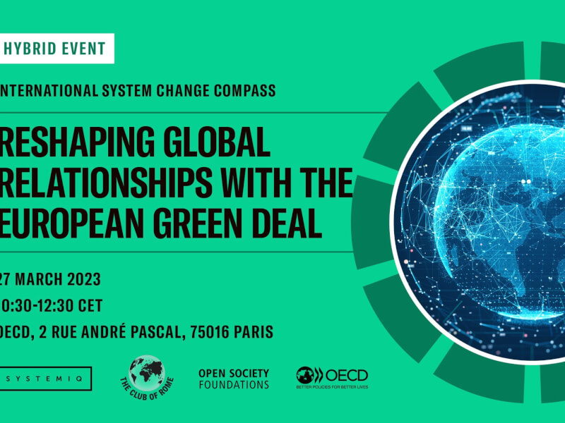 Reshaping global relationships with the European Green Deal