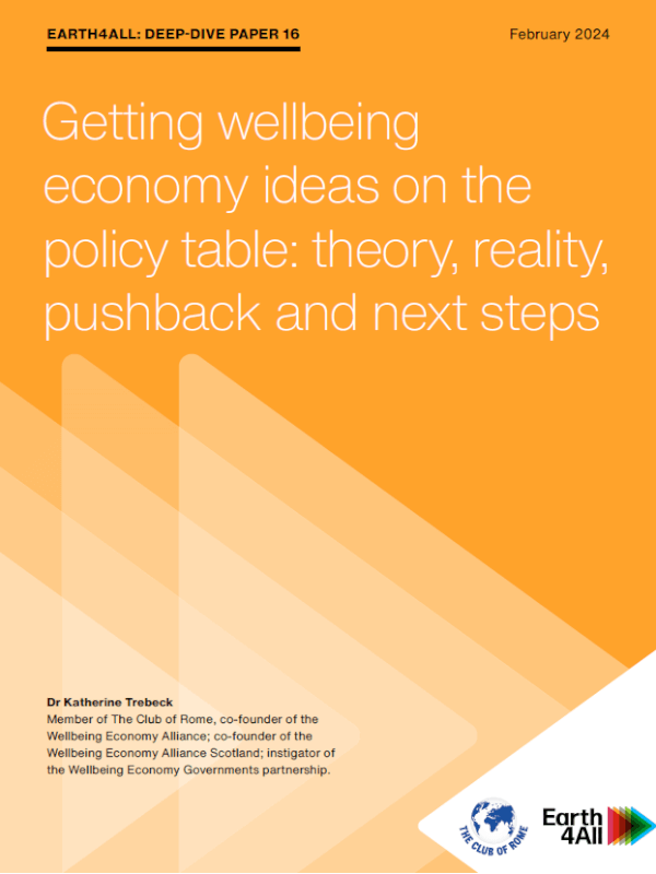 Getting wellbeing economy ideas on the policy table: theory, reality, pushback and next steps<span> – 2024</span>