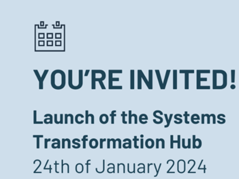 Systems Transformation Hub launch